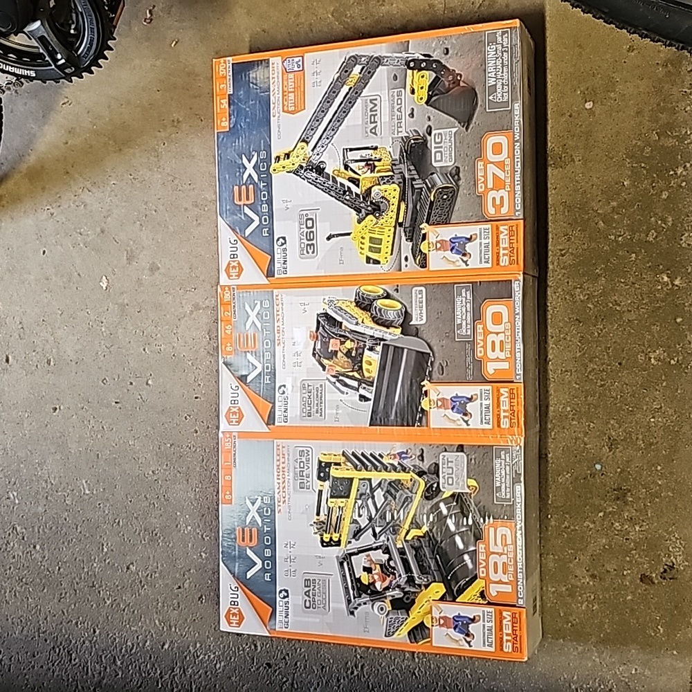 3 pack hexbug vex robotics new